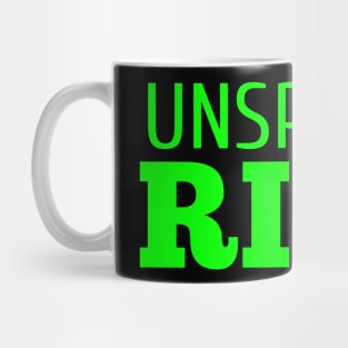 Unspoken Rizz Green Mug